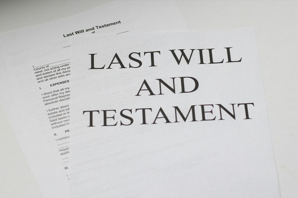 How to draw up a will